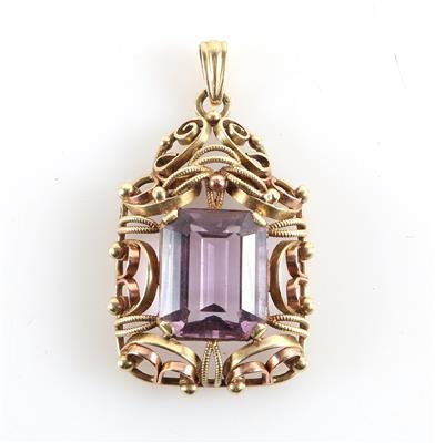 Amethyst Anhänger - Schmuck und Uhren