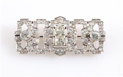 Brillant/Diamant Brosche zus. ca. 3,05 ct - Gioielli e orologi