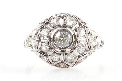 Brillant/Diamant Damenring zus. ca. 1,40 ct - Herbstauktion