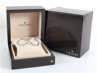 "Crieri" Brillant Creolen zus. ca. 1,00 ct - Jewellery and watches