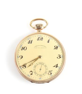 Chronometre Union S. A. Soleure Taschenuhr - Klenoty a Hodinky