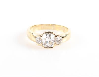 Diamantring zus. ca. 2,60 ct - Klenoty a Hodinky