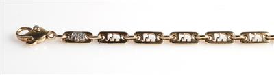 "Cest Laudier" Brillant Armkette "Elefanten" - Jewellery and watches