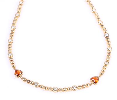 Citrin Brillant Collier "Herzen" - Gioielli e orologi