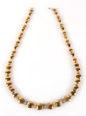 Brillantcollier zus. ca. 0,70 ct - Gioielli e orologi