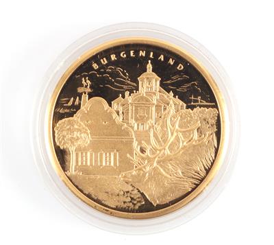 Goldmedaille "Vielgeliebtes Österreich" Burgenland - Schmuck und Uhren