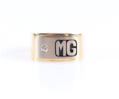 Brillant Monogrammring - Gioielli e orologi