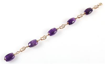 Amethyst Armkette - Klenoty a Hodinky