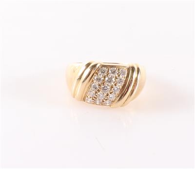 Brillant Damenring zus. ca. 0,50 ct - Schmuck und Uhren