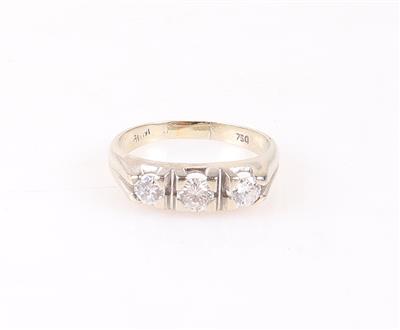 Brillantring zus. ca. 0,55 ct - Klenoty a Hodinky