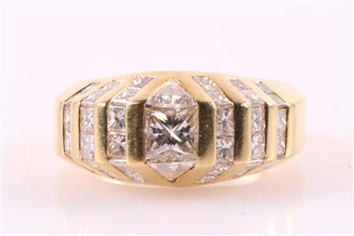 Diamantring zus. ca. 2,00 ct - Klenoty a Hodinky