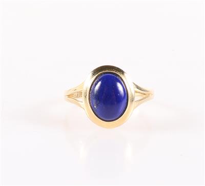Behandelter Lapis Lazuli Ring - Klenoty a Hodinky