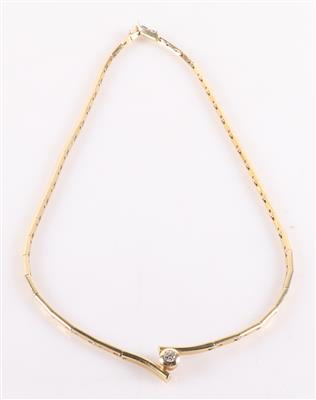 Brillant Collier ca. 0,30 ct - Schmuck und Uhren