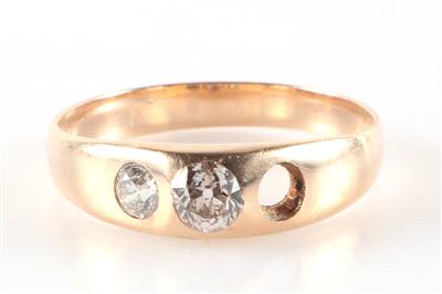 Diamant Allianz Ring zus. ca. 0,50 ct - Jewellery and watches