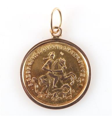 "Heiliger Georg" Medaillenanhänger - Gioielli e orologi