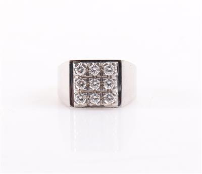 Brillant Ring zus. ca.0,55 ct - Klenoty a Hodinky