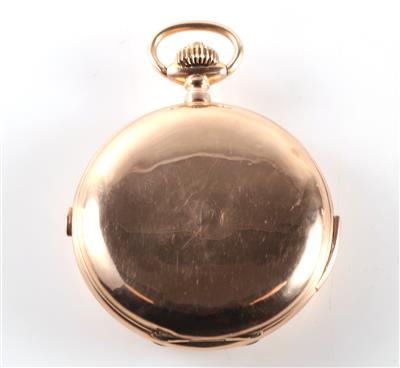 A. Lugrin S. A. Taschenuhr Chronograph mit 1/4-StundenRepetition - Schmuck und Uhren