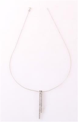 Brillant Collier zus. ca. 0,45 ct - Gioielli e orologi