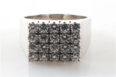 Brillant Ring zus. 1,14 ct (graviert) - Gioielli e orologi