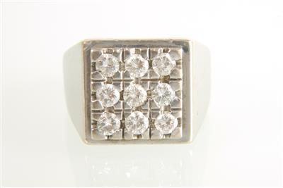 Brillantring zus. ca. 1,00 ct - Jewellery and watches