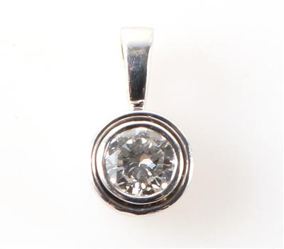 Brillantsolitär Anhänger ca. 0,40 ct Design: "WEMPE" - Jewellery and watches