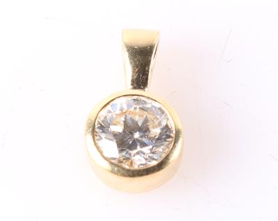 Brillantsolitär Anhänger ca. 0,65 ct - Jewellery and watches