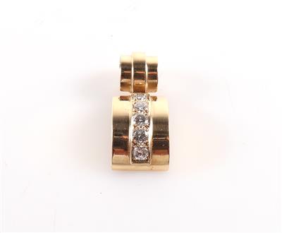 Brillant Anhänger zus. ca. 1,05 ct - Jewellery and watches