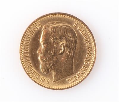 Nikolaus II 1894-1917 Goldmünze - Gioielli e orologi
