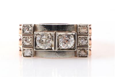 Diamant Ring zus. ca. 0,80 ct - Gioielli e orologi