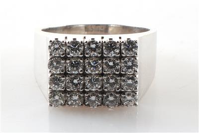 Brillant Ring zus. 1,14 ct (graviert) - Jewellery and watches