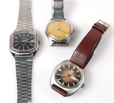 3 Armbanduhren (Oriosa, Doxa, Sandro) - Jewellery and watches