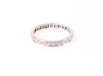 Brillant Diamant Memoryring zus. ca. 0,70 ct - Schmuck und Uhren