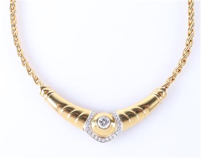 Brillant Collier zus. ca. 1,60 ct - Gioielli e orologi