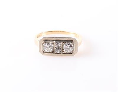 Brillant Damenring zus. ca. 0,70 ct - Klenoty a Hodinky