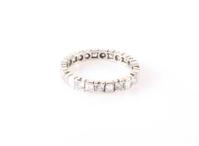 Brillant Diamant Memoryring zus. ca. 1,80 ct - Jewellery and watches