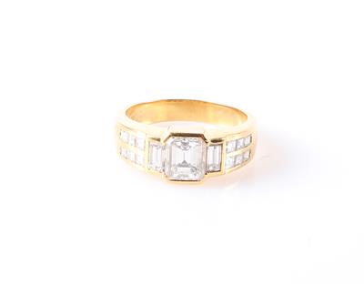 Diamant Damenring zus. ca. 1,80 ct - Herbst - Sonderauktion, Schmuck und Uhren