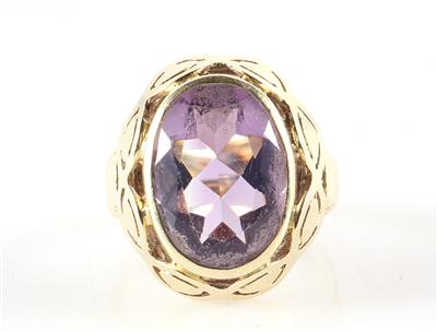 Amethyst Damenring - Klenoty a Hodinky