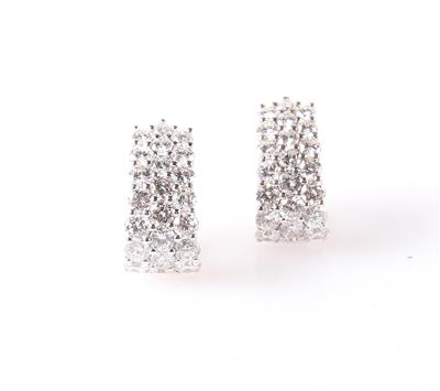 Brillant Ohrclips zus. ca. 4,00 ct - Klenoty a Hodinky