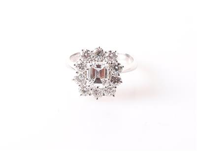 Diamant Brillant Damenring zus. ca. 2,40 ct - Klenoty a Hodinky