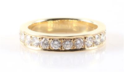 Brillant Memoryring zus. 0,81 ct (graviert) - Gioielli e orologi