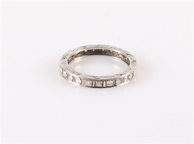 Brillant-Memoryring zus. ca. 0,70 ct - Gioielli e orologi