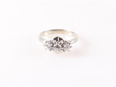 Brillant Ring zus. ca.0,50 ct - Jewellery and watches