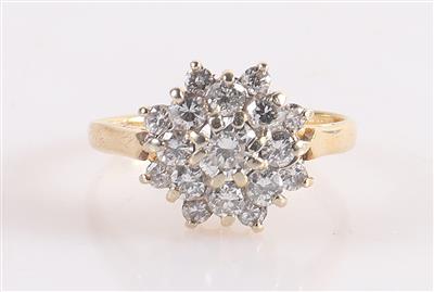 Brillant Ring zus. ca.1,00 ct - Jewellery and watches