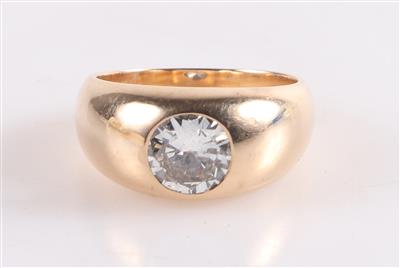 Brillantsolitär Ring ca. 1,05 ct - Jewellery and watches