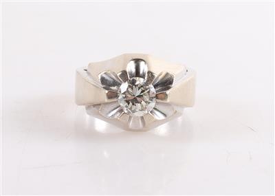 Brillant Solitär Ring ca. 1,15 ct - Jewellery and watches