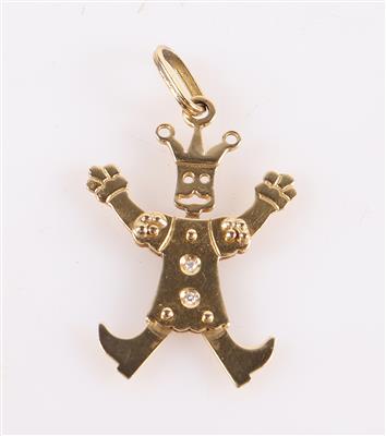 Diamant Anhänger "Clown" - Schmuck und Uhren