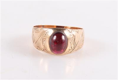 Granat Ring - Schmuck und Uhren