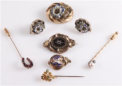 Konvolut alter Schmuck (8) - Jewellery and watches