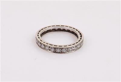 Brillant Memoryring zus. ca. 1,20 ct - Jewellery and watches