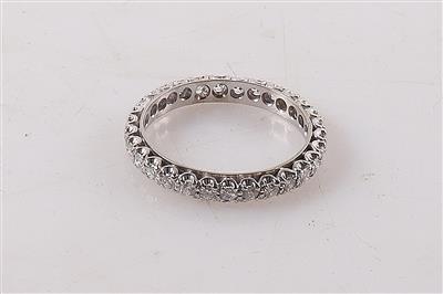 Brillantmemoryring zus. ca. 0,90 ct - Schmuck und Uhren